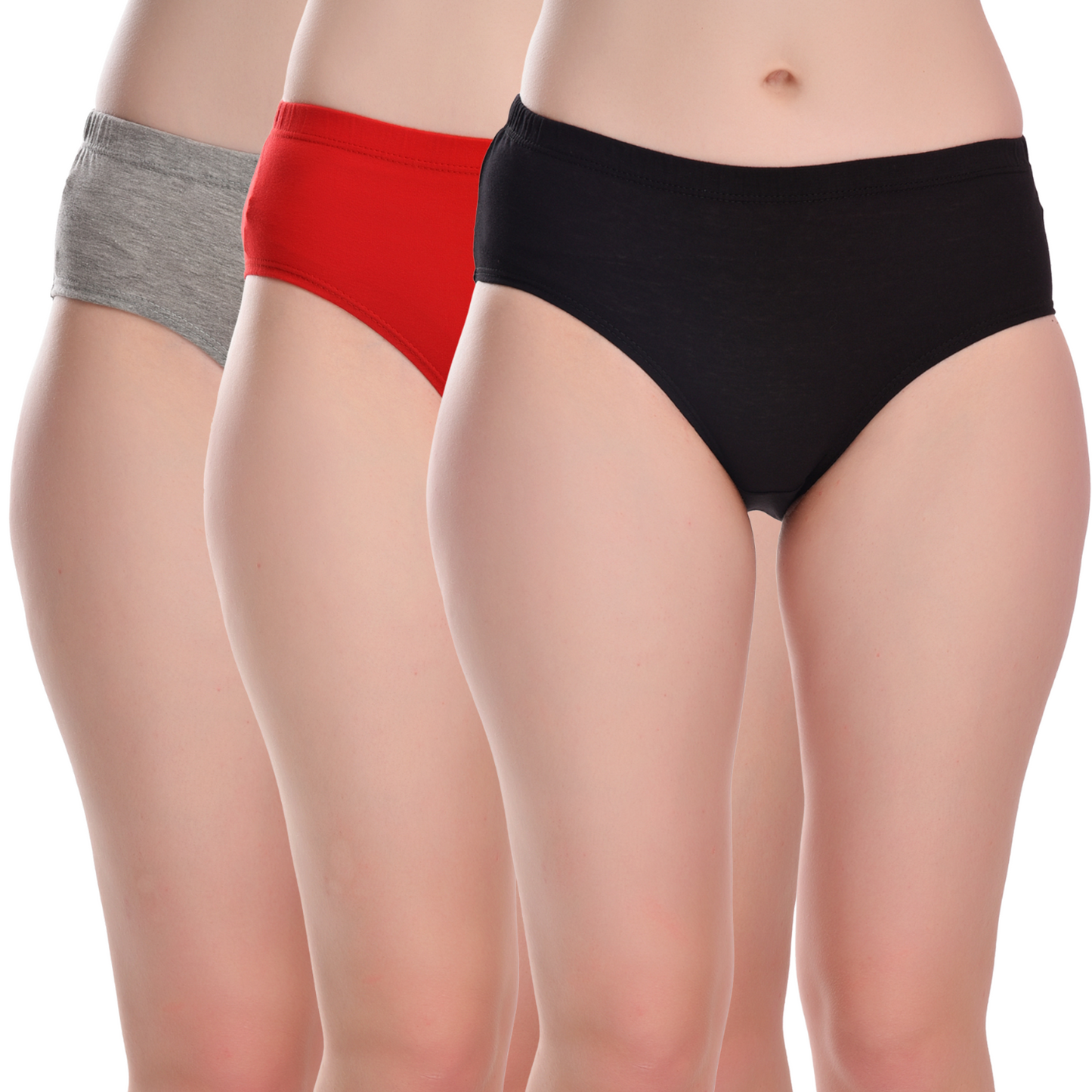 Women High Coverage Cotton Hipsters (Pack of 3)