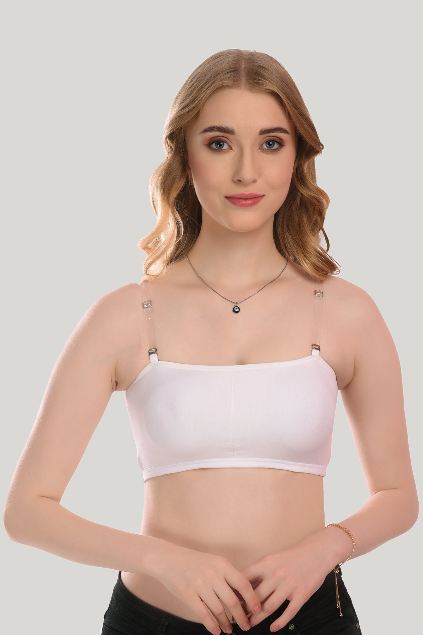 ULTIMATE COMFORT Cotton Elastane Padded Tube Bra
