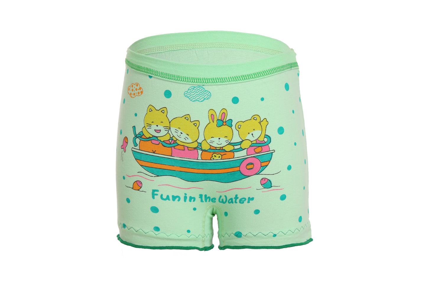 Girl's Elastane Waistband Bloomers (Pack of 4)