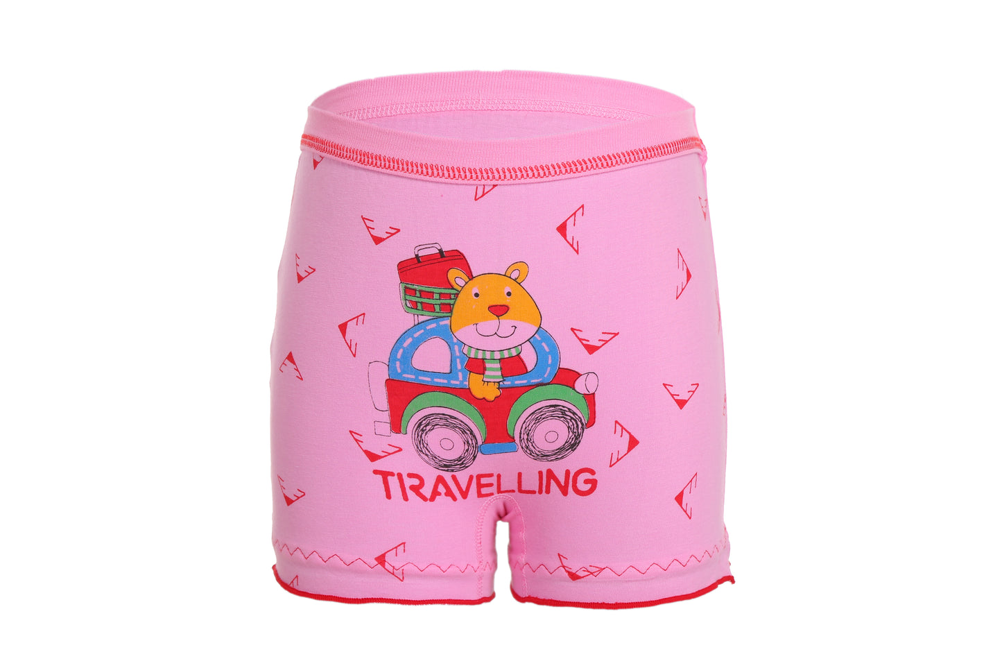 Girl's Elastane Waistband Bloomers (Pack of 4)